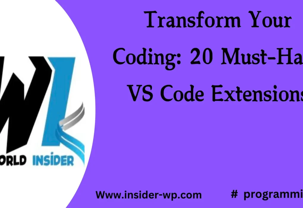 Transform Your Coding: 20 Must-Have VS Code Extensions