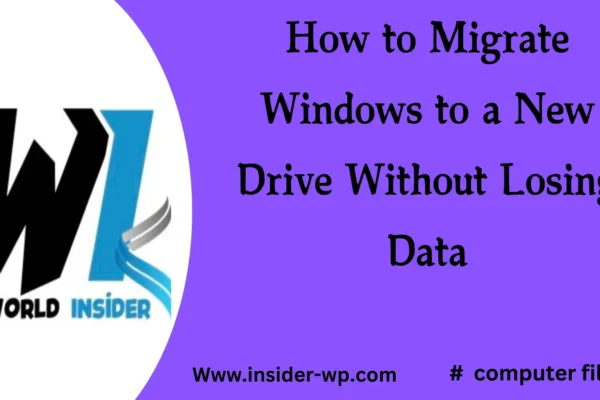 Migrate Windows to a New Drive Without Losing Data