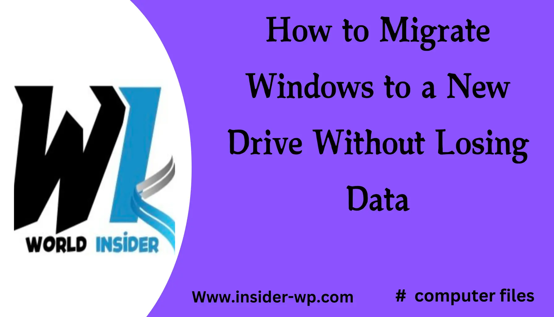 Migrate Windows to a New Drive Without Losing Data