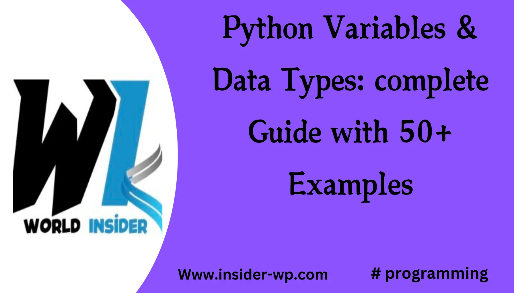 Python Variables & Data Types: Guide with 50+ Examples