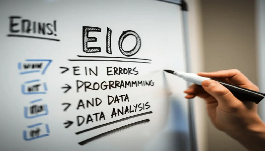 EIO Errors in Programming and Data Analysis